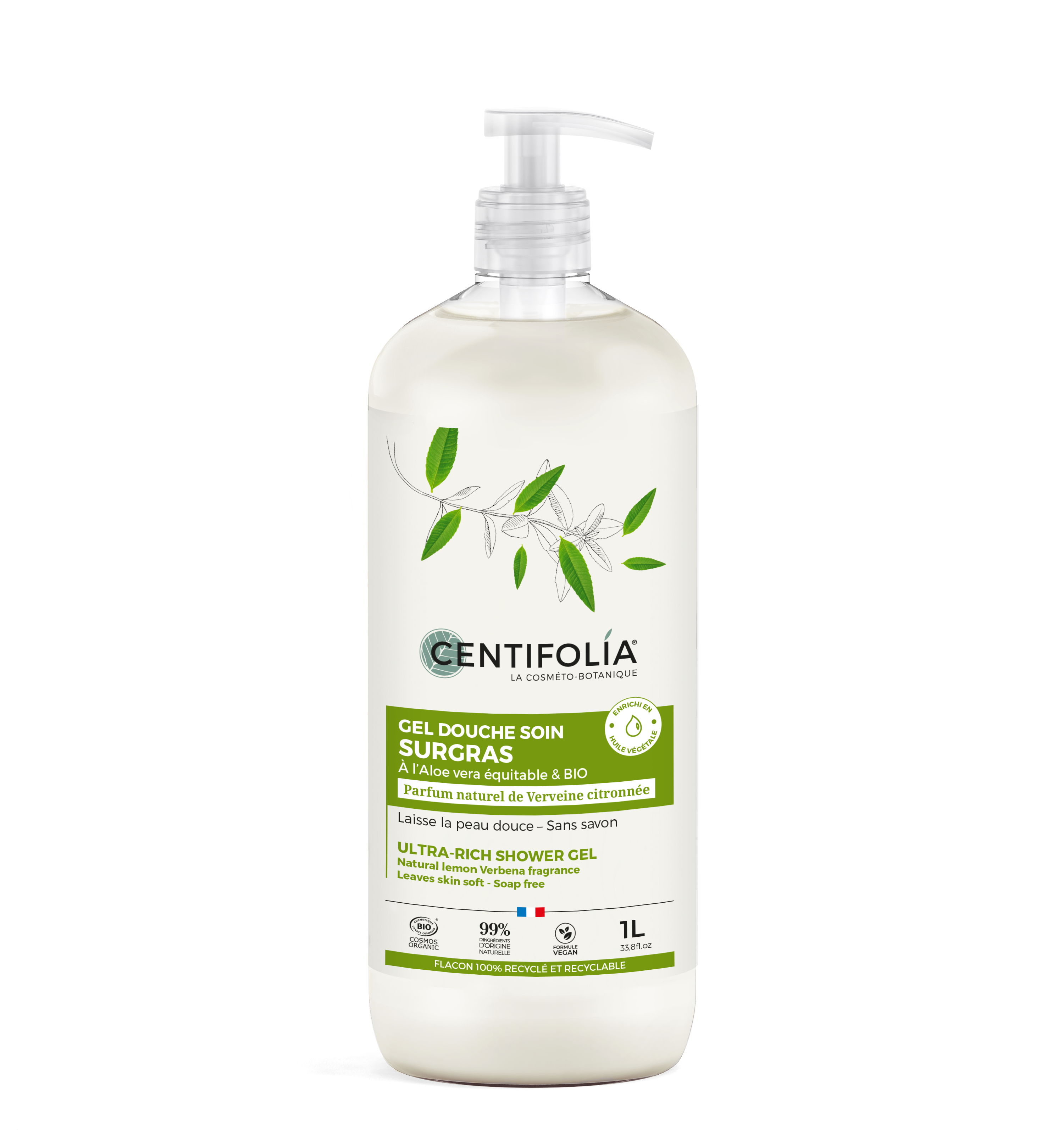 有機馬鞭草檸檬沁潤沐浴露