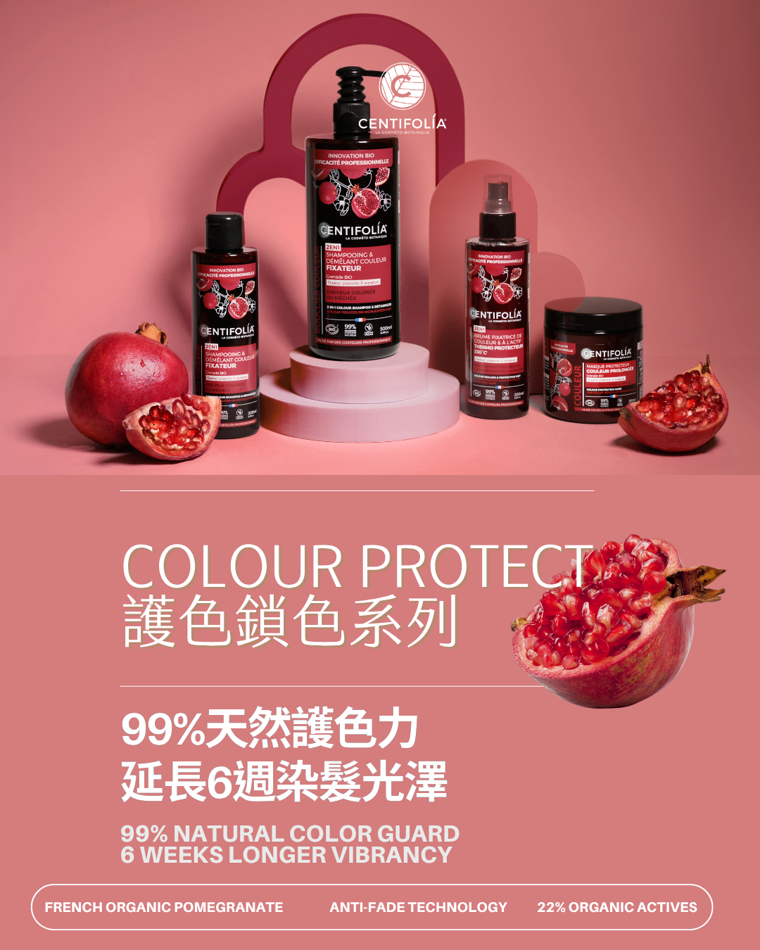 有機護色鎖色髮膜－適合染髮或挑染髮質 250 ml