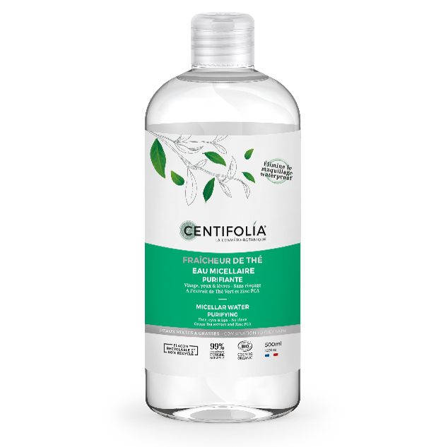 有機綠茶淨膚卸妝潔膚水 500 ml